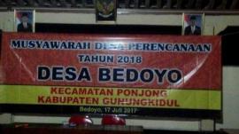 MUSDES DAN PENYUSUNAN RKPDES DESA BEDOYO UNTUK TAHUN ANGGARAN 2018