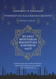 SELAMAT MENUNAIKAN IBADAH PUASA RAMADHAN 1443 H